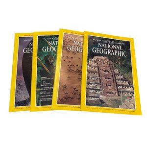 4 The National Geographic Magazine August-Oct. December 1980 , V. 158 # 2-4 6
